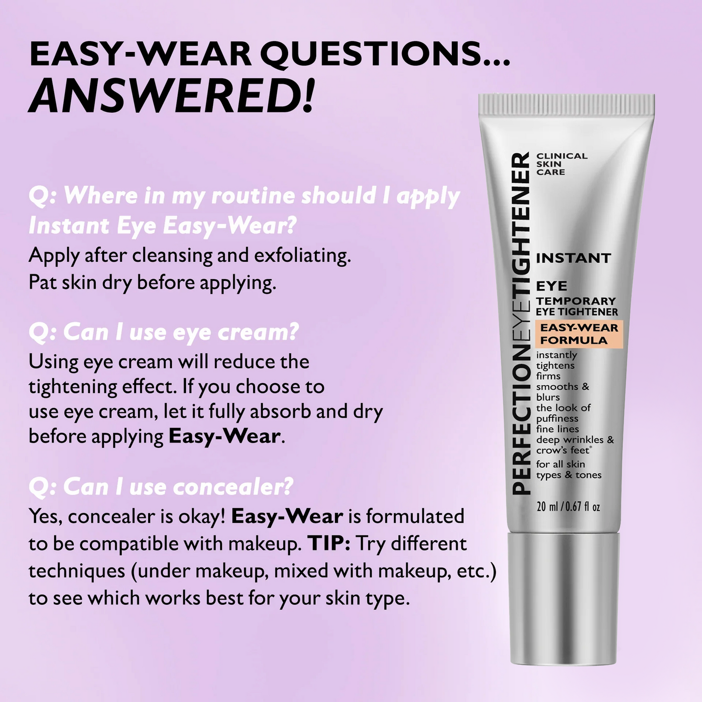 Instant Eye Tightener, Firm and Smooth the Look of Fine Lines