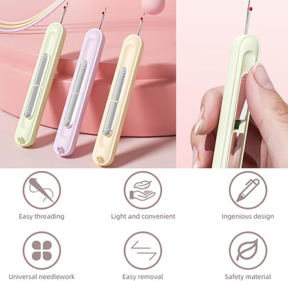 2-in-1 Needle Threader & Seam Ripper Tool