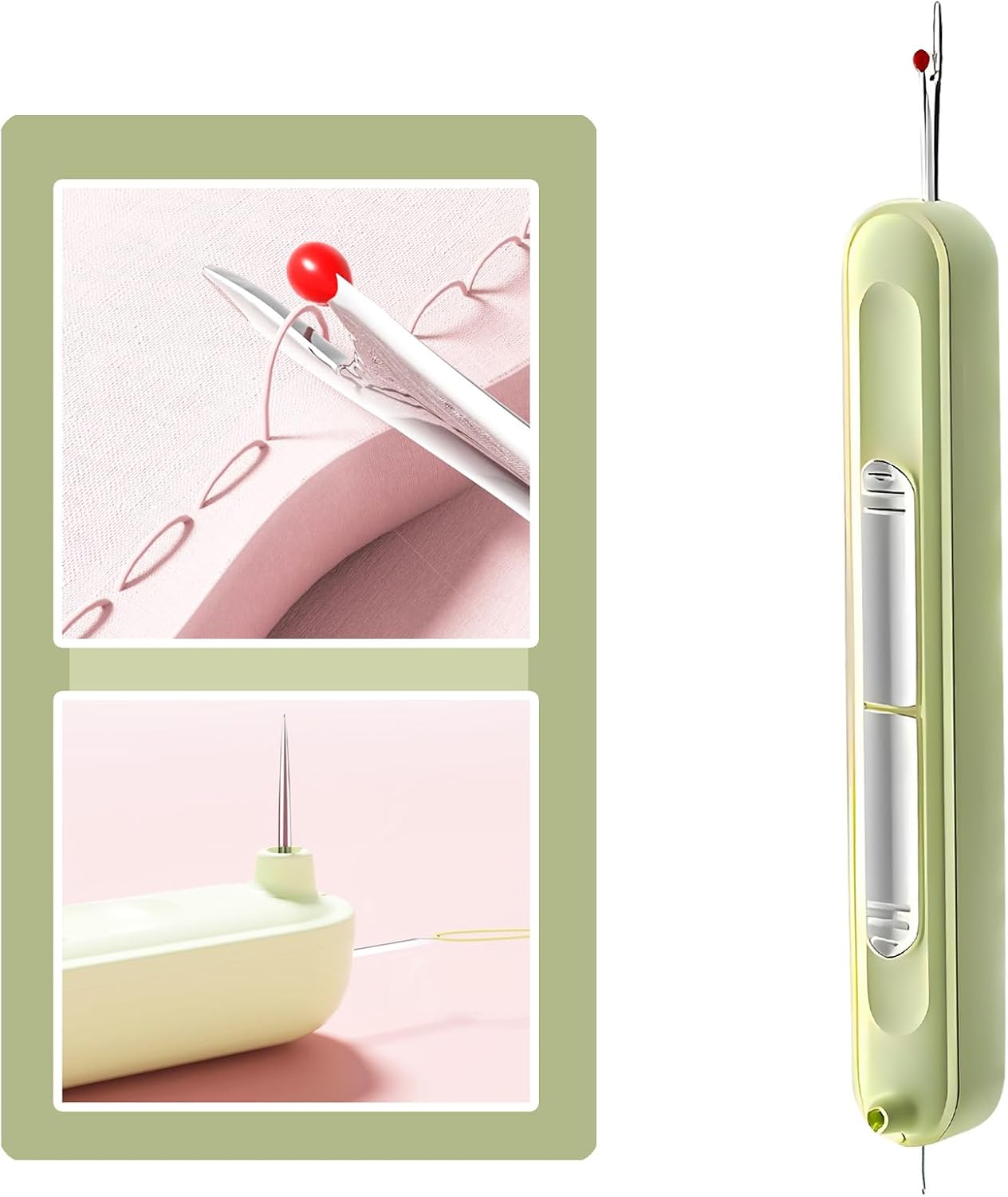 2-in-1 Needle Threader & Seam Ripper Tool