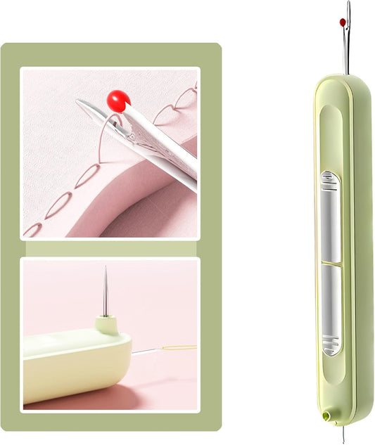 2-in-1 Needle Threader & Seam Ripper Tool