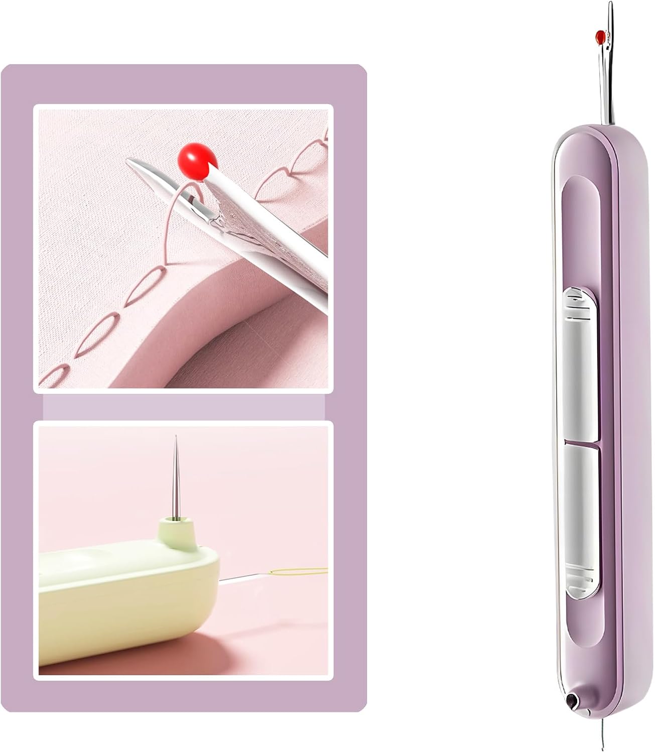 2-in-1 Needle Threader & Seam Ripper Tool